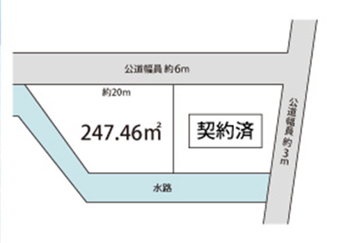 岐阜県大垣市島里の区画図