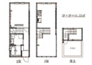 愛知県名古屋市東区芳野の間取り図