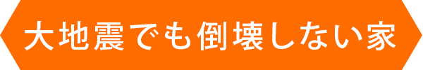 大地震でも倒壊しない家